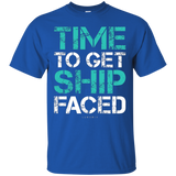 Time To Get Ship Faced Shirt - Cruise Ship T-Shirt_Black