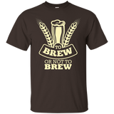 Brewmaster Shirt To Brew Or Not To Brew Homebrewing Gift Tee_black