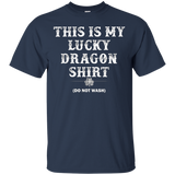 This Is My Lucky Dragon Shirt Funny Winged Creature Gift_Black