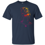 Skateboard English Bulldog T Shirt skateboarding dog neon_Black
