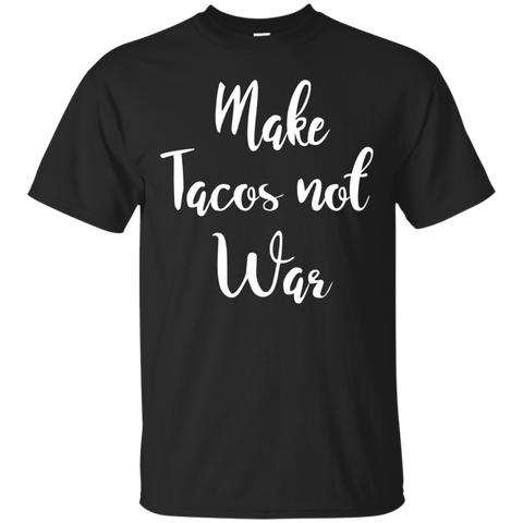 Womens Make Tacos Not War T-Shirt_Black