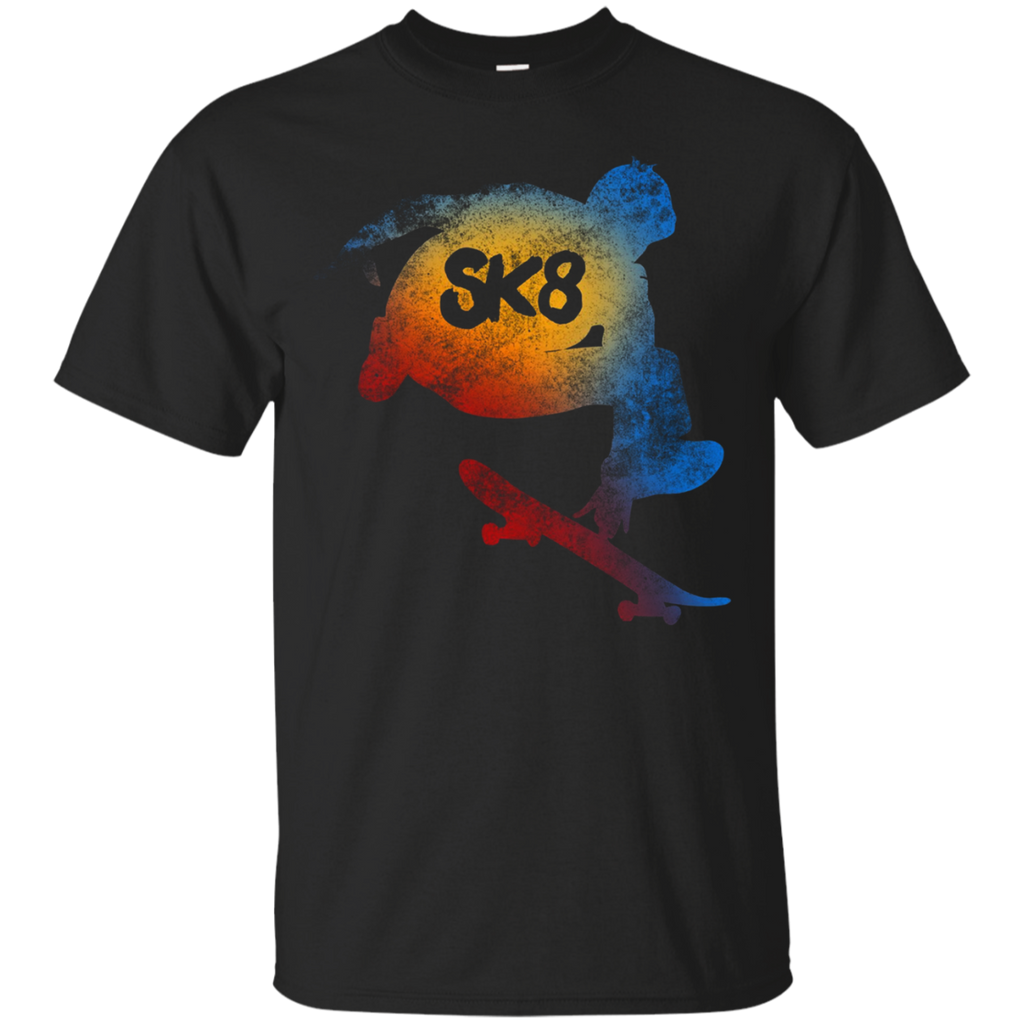 Skateboarding Evolution T shirt Cool Sk8 Skater Tee Gifts_Black