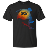 Skateboarding Evolution T shirt Cool Sk8 Skater Tee Gifts_Black