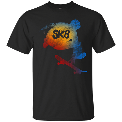 Skateboarding Evolution T shirt Cool Sk8 Skater Tee Gifts_Black