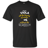 Womens I Play Viola T Shirt Funny Gift for Players and Violists_Asphalt