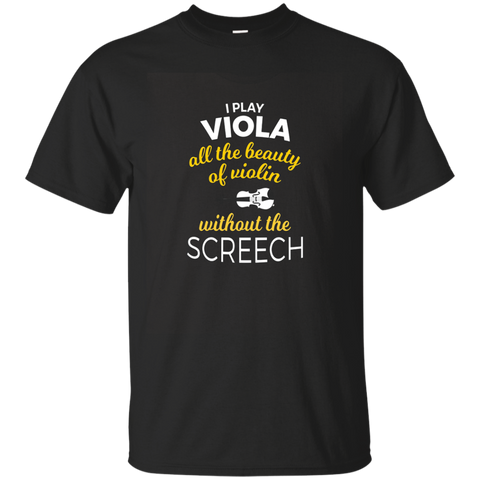 Womens I Play Viola T Shirt Funny Gift for Players and Violists_Asphalt