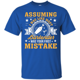 Assuming I Was Like Most Bartender Your First Mistake Shirt_black=