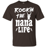 Womens Rockin The Nana Life T-Shirt_Black