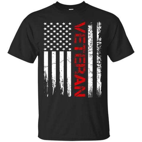 American Veteran Flag T-shirt_black