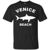 Shark Venice Beach California Shirt_Black