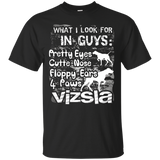 Vizsla Shirt - Love Vizsla Dog T Shirts_black=