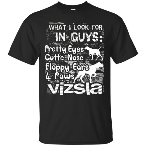 Vizsla Shirt - Love Vizsla Dog T Shirts_black=