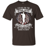 I Stand For The National Anthem - Veteran's Day T-shirt_black