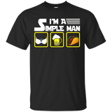 I'm A Simple Man I Just Like Beer And Something T-shirt