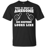 This is What an Awesome big brother Looks Like t shirt_Black