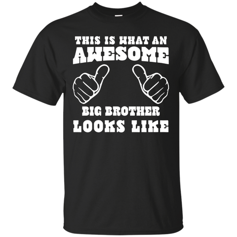 This is What an Awesome big brother Looks Like t shirt_Black