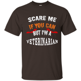 Scare Me If You Can But I'm A Veterinarian Halloween T-Shirt_Navy
