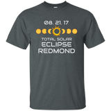 REDMOND OREGON Solar Eclipse Souvenir Gift T Shirt_Black
