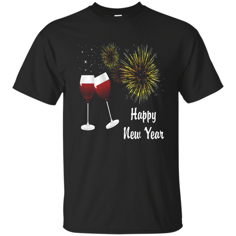 Happy New Year Celebration T Shirt 2018 New Years Party_black=