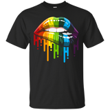 Lgbt Gay Homosexual Lesbian Rainbow Lips Pride