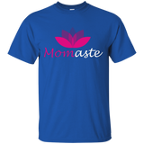 Womens Momaste Shirt for Yoga Moms Namaste_Black