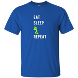 Eat Sleep Baseball T-shirt Cool Casual Unisex Top Tee_black=