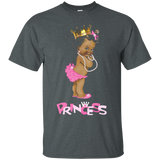 Cute Ethnic Princess Team Girl Baby Gender Reveal T-shirt_black