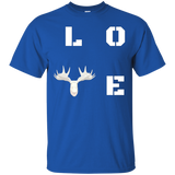 Love White Moose Head T Shirt Wild Animals Lover Gift