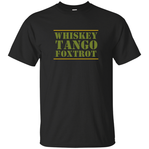 Military Whiskey Tango Foxtrot WTF T Shirt_Black
