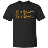 This Is Halloween Shirt - Nightmare Funny Halloween Shirt_black=