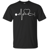 Nurse Heartbeat T Shirt - Best Gifts For Nurse, Rn_black=