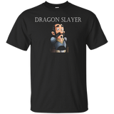 Dragon Slayer Shirt Renaissance Faire Knight Battle Shirt_black