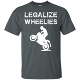 Legalize Wheelies T Shirt - Motorcycling And Bikers Shirt_black=