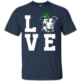 Love Pitbull Dog Funny St Patrick's Day T-shirt