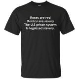 Roses Are Red Doritos Are Savory The U.S Prison T Shirt_Black