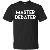 Master Debater Debate Parody Shirt_black=