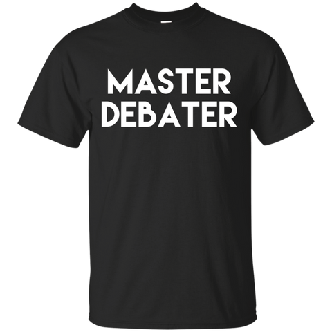 Master Debater Debate Parody Shirt_black=
