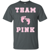 Team Girl Baby Shower Gender Reveal Party Cute Funny Pink_Black