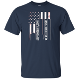 September 11 2001 We Will Never Forget Patriot Day Shirt_Black