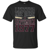 Legends Born In September 1977 - 40th Gift 40 Yrs Years Old