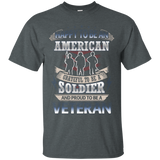 Happy, Proud To Be An American, A Solider, A Veteran Shirt_black