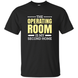 The Operating Room Is My Second Home Surgery T-Shirts_Black