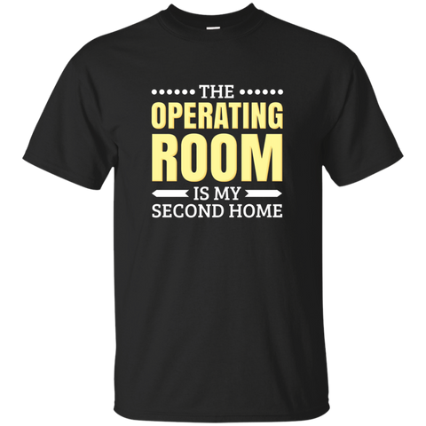 The Operating Room Is My Second Home Surgery T-Shirts_Black