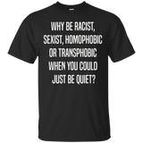 Why Be Racist T-Shirt_Black