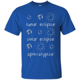 Lunar Solar Eclipse And Apocalypse Funny Science T-shirt