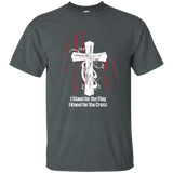 I Stand For The Flag And Kneel For The Cross T-shirt_dark