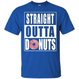 STRAIGHT OUTTA DONUTS T SHIRT_Black