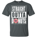 STRAIGHT OUTTA DONUTS T SHIRT_Black