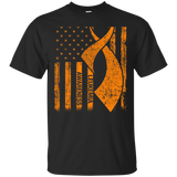 Leukemia Awareness Flag Shirt