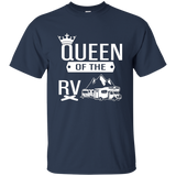 This Is How We Roll RV T-shirt Queen of Camper RV Trailer_Black